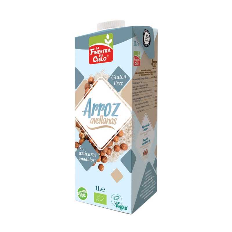 BEBIDA DE ARROZ CON AVELLANAS BIO 1000ml