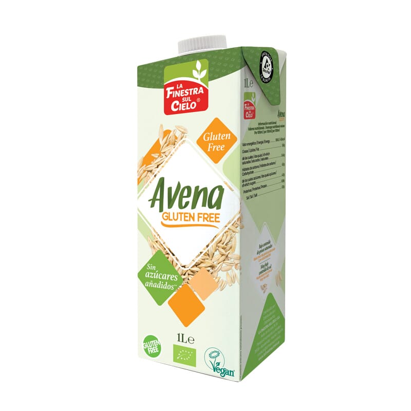 BEBIDA DE AVENA SIN GLUTEN BIO 1000ml