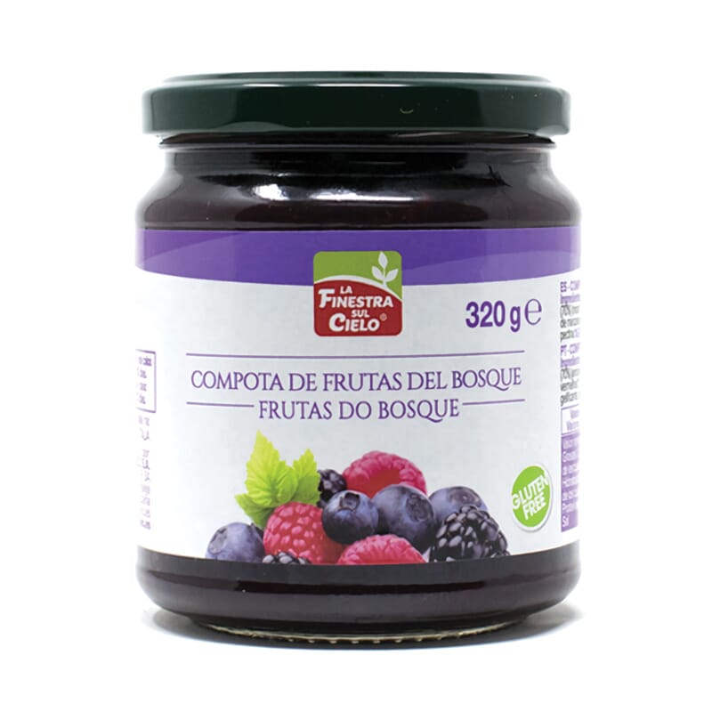 COMPOTA DE FRUTAS DEL BOSQUE BIO 320g