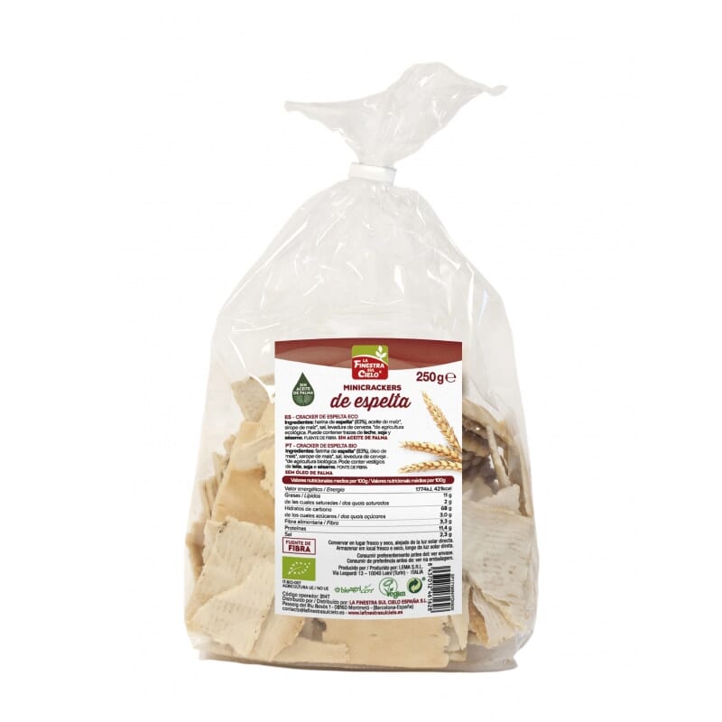 MINI CRACKERS DE ESPELTA BIO 250g