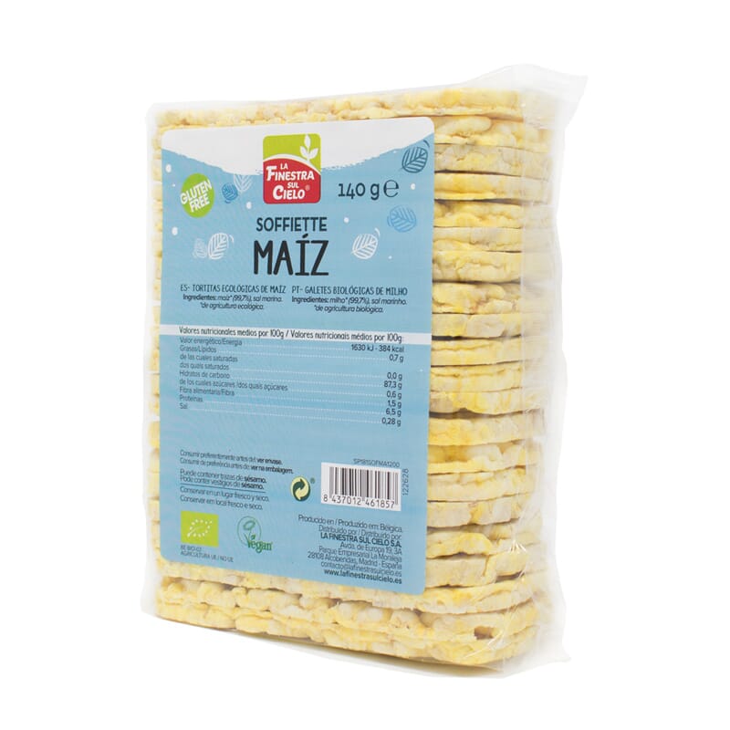 SOFFIETTE DE MAÍZ BIO 140g