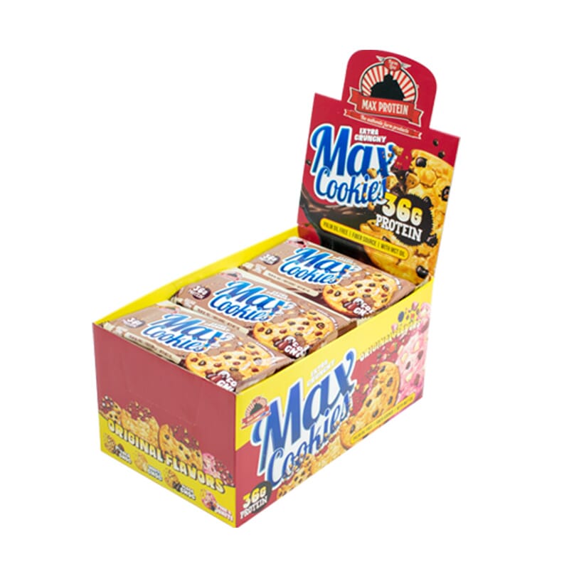 MAX COOKIES EXTRA CRUNCHY 12 Paquetes de 100g