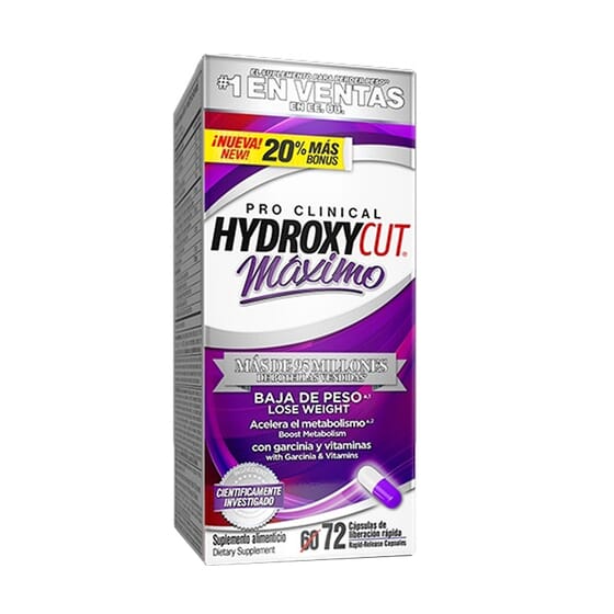 HYDROXYCUT PRO CLINICAL MAXIMUM 72 Gélules