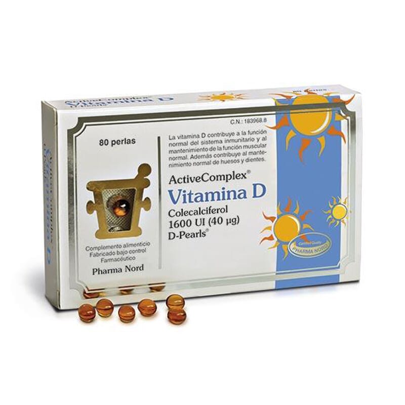 ACTIVECOMPLEX VITAMINA D 80 Perlas