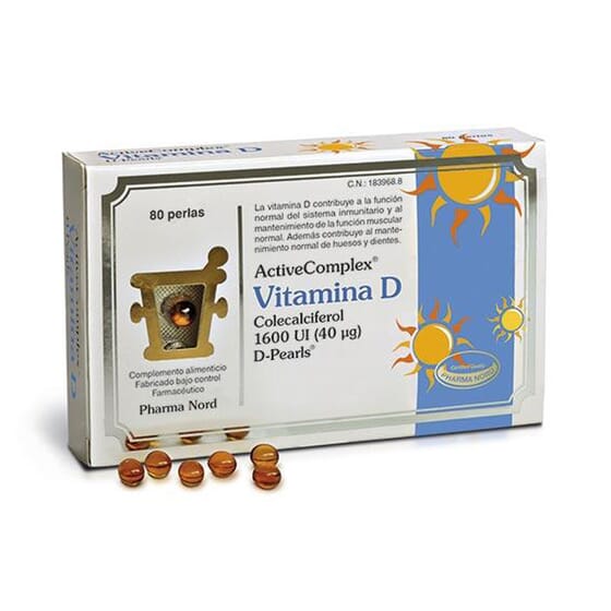 ActiveComplex Vitamine D 80 capsules molles - Pharma Nord