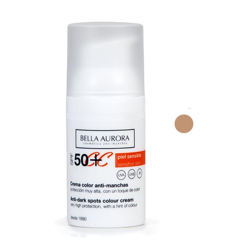 CC CREAM ANTI MANCHAS PIEL SENSIBLE SPF50+ 30ml