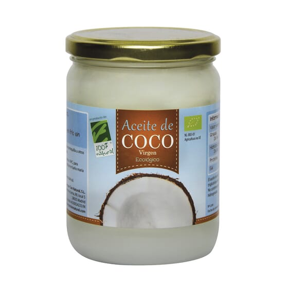 Huile de Coco Vierge Bio 500 ml - Cien por Cien Natural