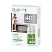 Elancyl Slim Design Celulite Rebelde Pack Duplo (2ª Un 40% Desconto) 2 Un De 200 ml da Elancyl