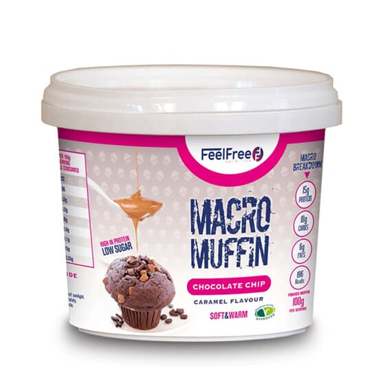 MACRO MUFFIN CAKE CHOCOLATE CHIP 50g da Feel Free Nutrition