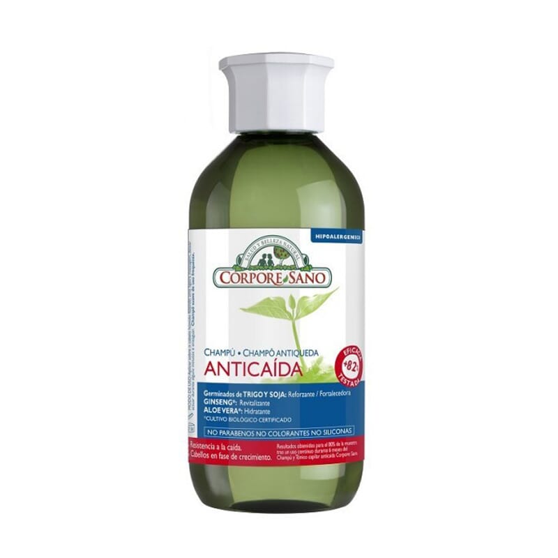 CHAMPÚ ANTICAÍDA TRIGO, SOJA, GINSENG Y ALOE VERA 300ml