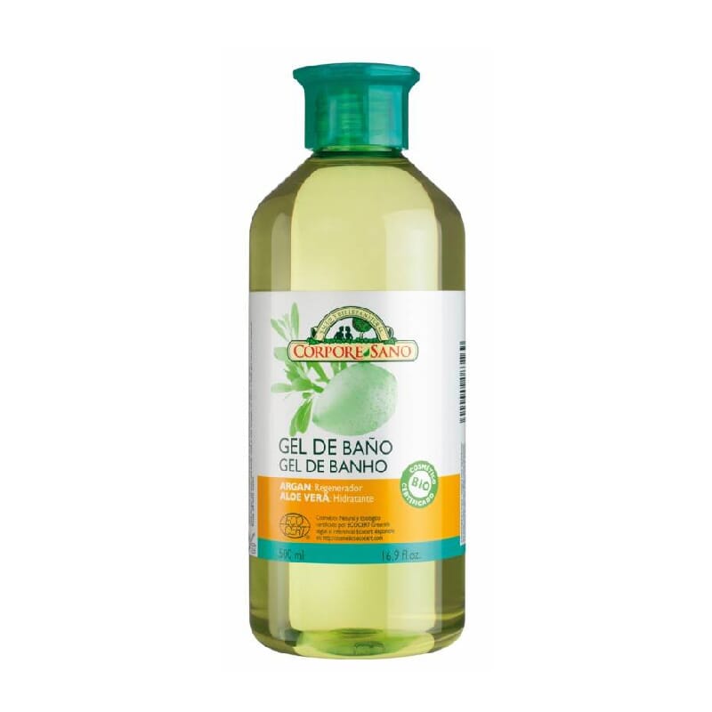 Gel De Ducha Argán y Aloe Bio 500 ml