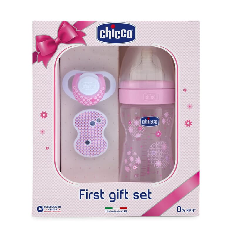 SET PRIMER REGALO WELL BEING SILICONA ROSA 0M+