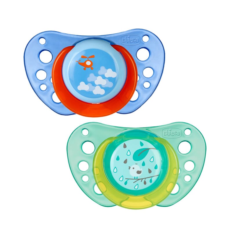CHUPETE PHYSIO AIR CAUCHO 16-36M AZUL 2 Ud