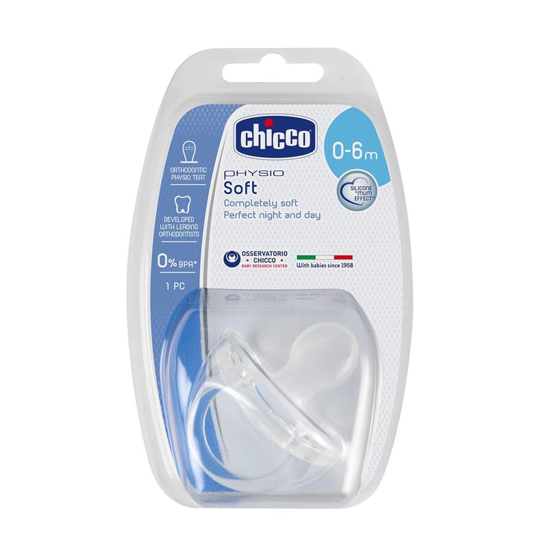 CHUPETE PHYSIO SOFT SILICONA 0-6M 1 Ud