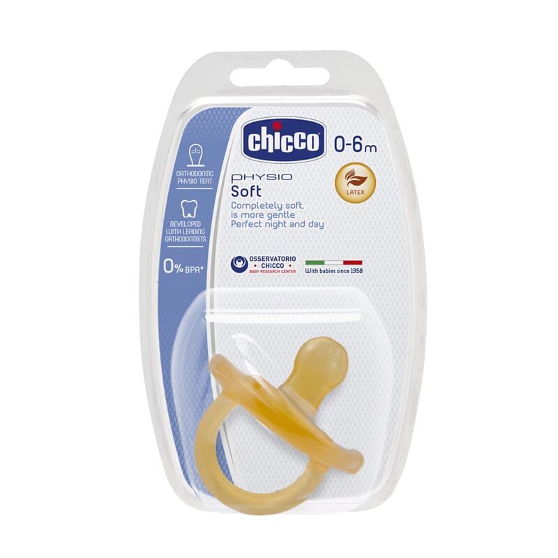 CHUPETE PHYSIO SOFT CAUCHO 0-6M 1 Ud