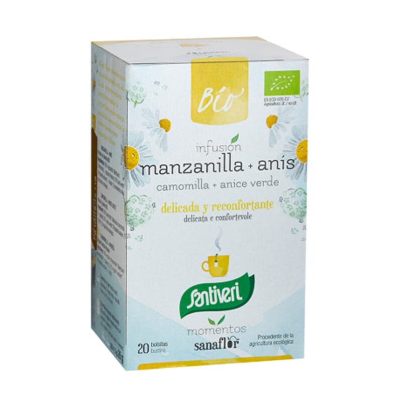 SANAFLOR INFUSIE KAMILLE MET ANIJS BIO 20 Infusies