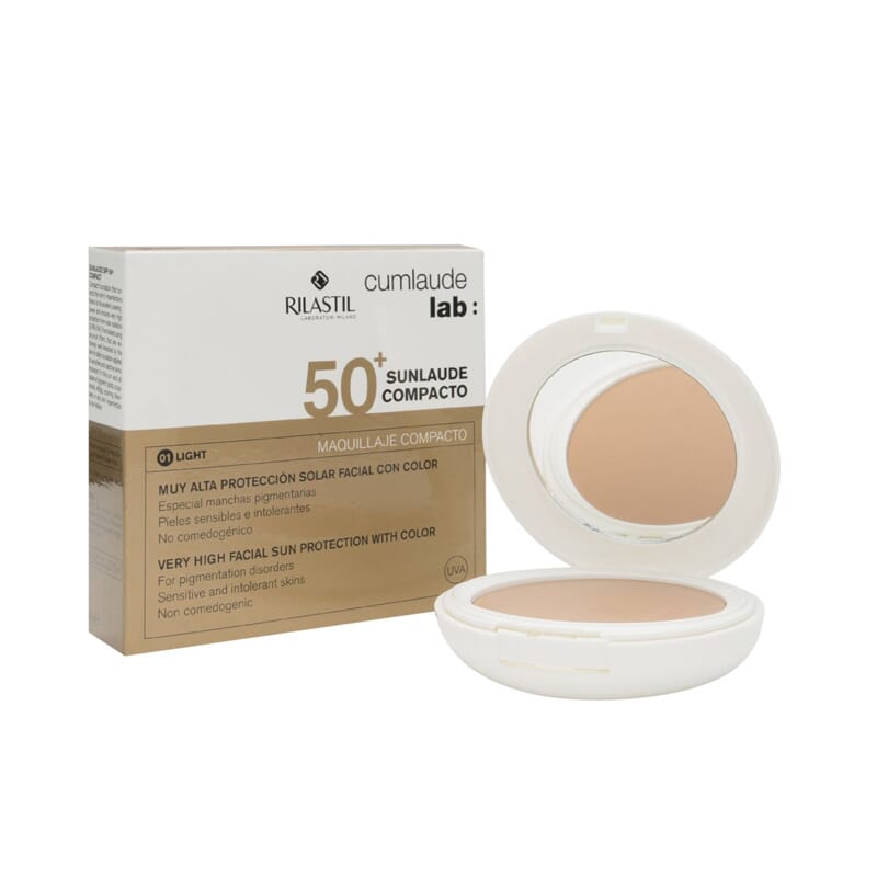 SUNLAUDE MAQUILLAJE COMPACTO SPF50+ TONO 01 LIGHT 10g