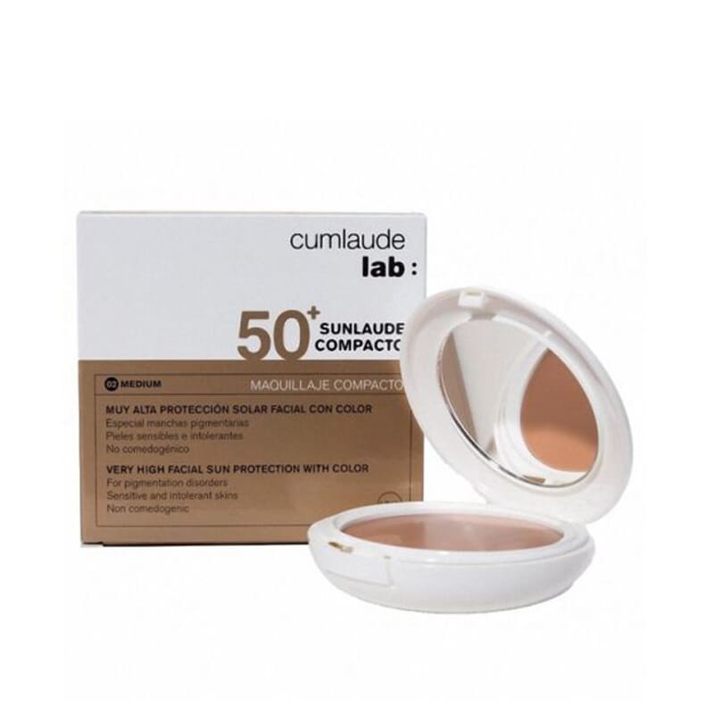 SUNLAUDE MAQUILLAJE COMPACTO SPF50+ TONO 02 MEDIUM 10g