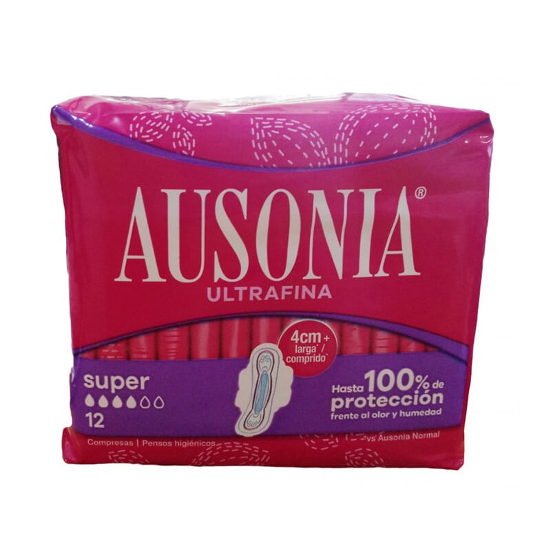 AUSONIA ALAS SUPER ULTRAFINA 12 Uds