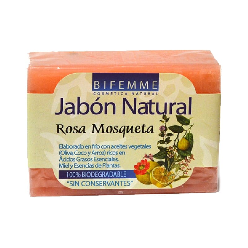Natürliche Seife Wildrose 100g