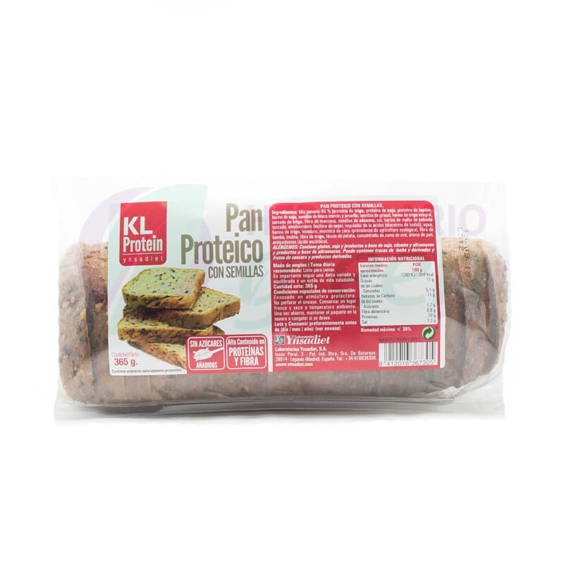 KL PROTEIN PAN PROTEICO CON SEMILLAS 365g de Ynsadiet