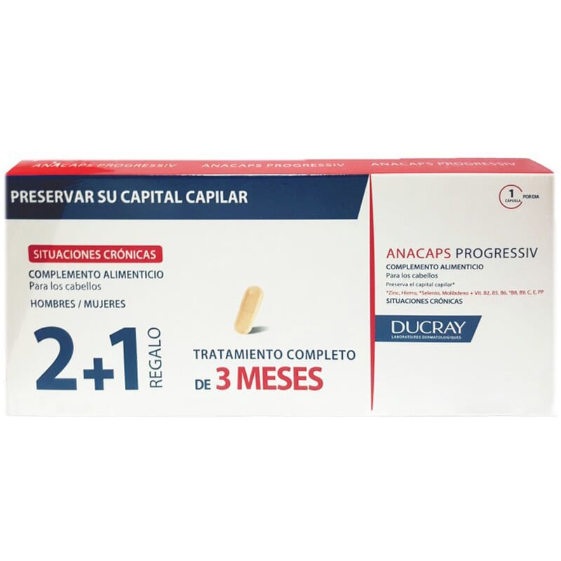 ANACAPS PROGRESSIV 2 + 1 CADEAU 3 Ud 30 Caps
