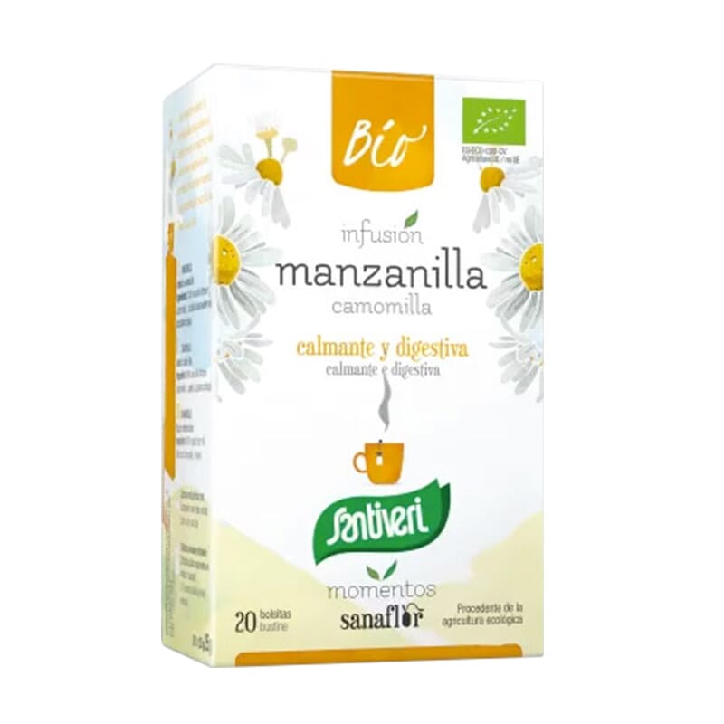 SANAFLOR INFUSIÓN MANZANILLA BIO 20 Infusiones