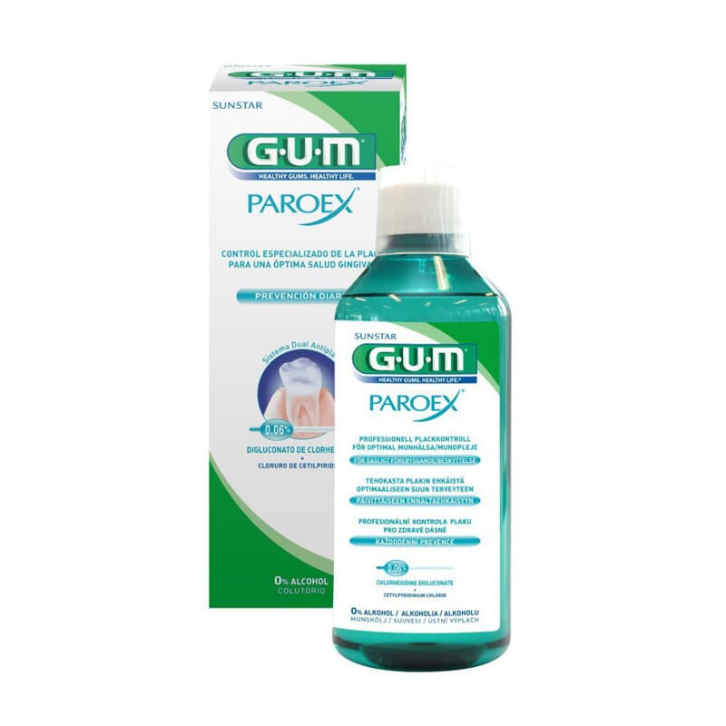 GUM PAROEX PREVENCIÓN COLUTORIO 500ml