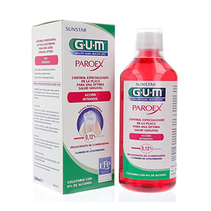 GUM PAROEX ACCIÓN INTENSIVA COLUTORIO 500ml