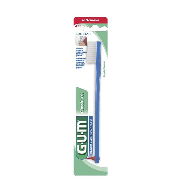 GUM CLASSIC CEPILLO DENTAL SUAVE REGULAR 411 1 Ud