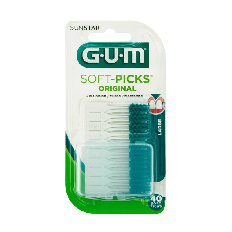 GUM SOFT-PICKS ORIGINAL LARGE 40 Ud