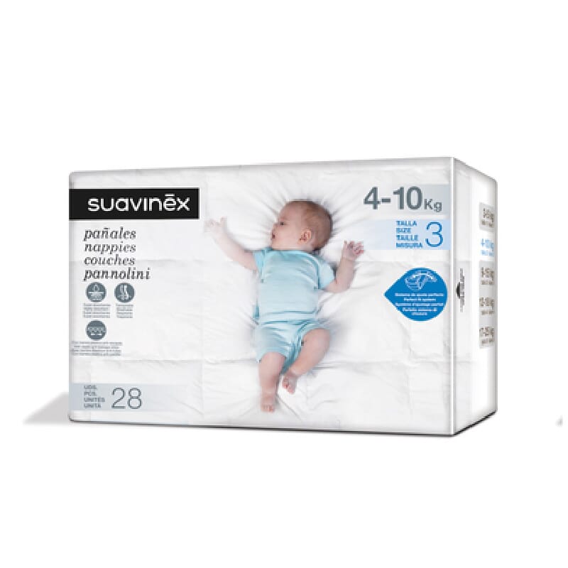 LUIERS MAAT 3 VAN 4 TOT 10 Kg 28 Ud