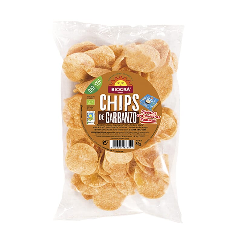 CHIPS VAN KIKKERERWTEN BIO 80g