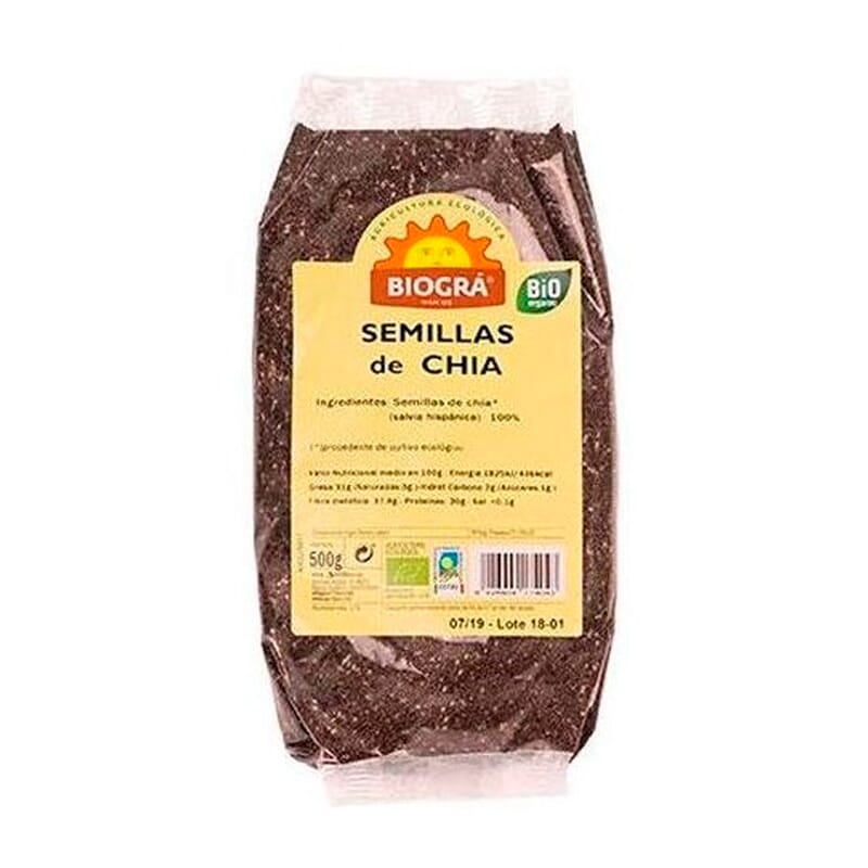 Semillas De Chía 500g de Biogra