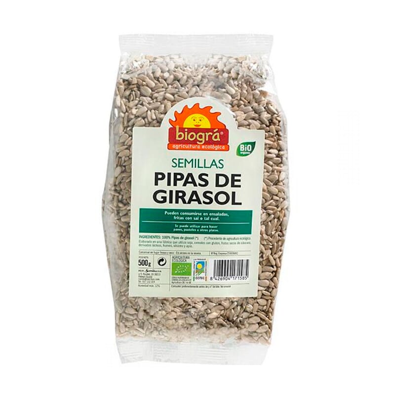 Pipas De Girasol Bio 500g de Biogra