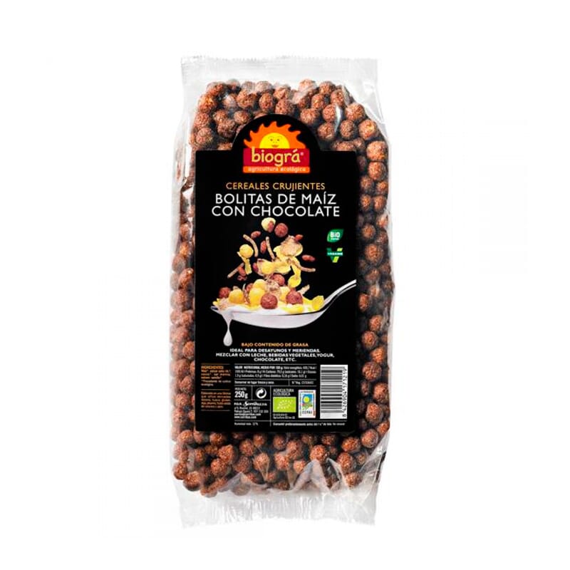 Bolitas De Maiz Con Chocolate Bio 250g