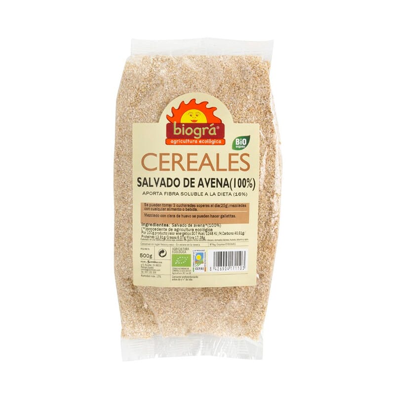 Salvado De Avena Bio 500g de Biogra