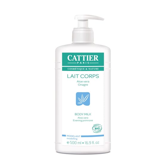 Cattier Lait Corps Remodelant Bio 500 ml - Hydrate et raffermit