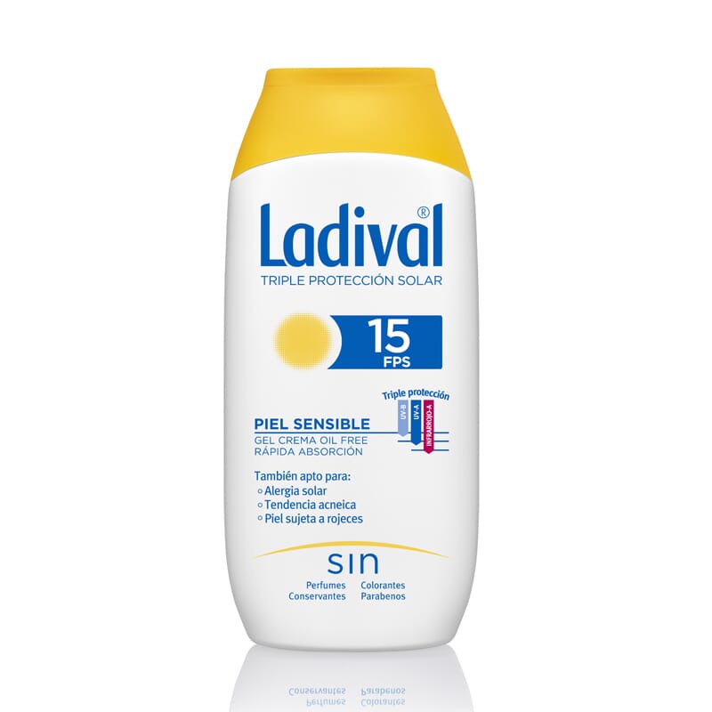 GEL-CREMA PROTECTOR PIEL SENSIBLE RÁPIDA ABSORCIÓN SPF15 200 ml