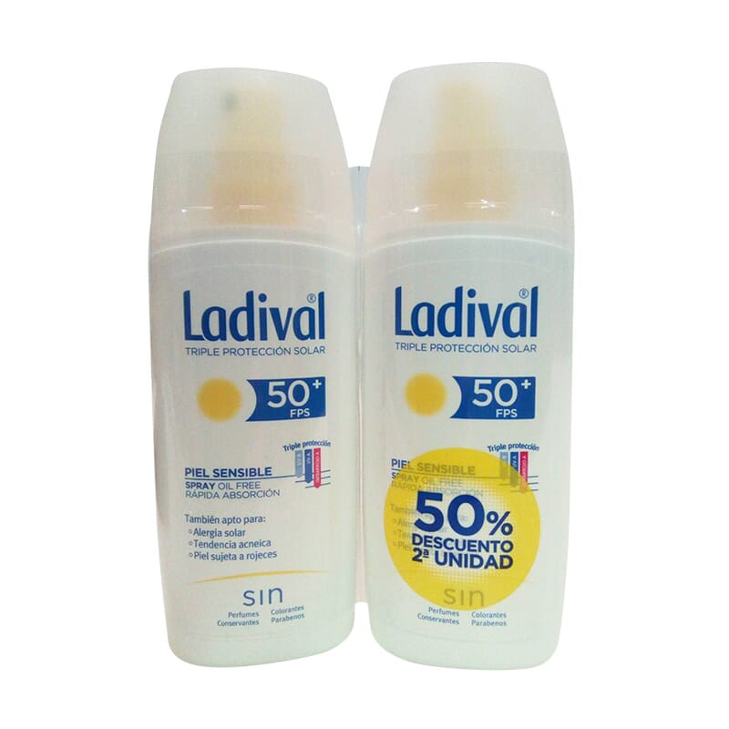 SPRAY PROTECTOR PIEL SENSIBLE RÁPIDA ABSORCIÓN SPF50+ 2ª UD 50% DTO 150 ml 2 Uds
