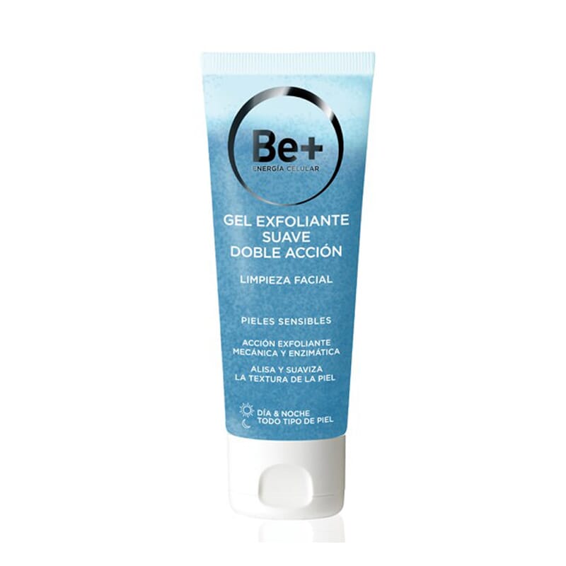 BE+ GEL EXFOLIANTE SUAVE DOBLE ACCIÓN 75ml