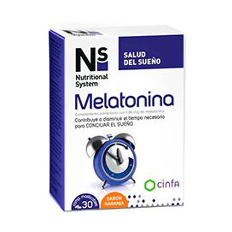 NS MELATONINA 30 Tabletas Masticables