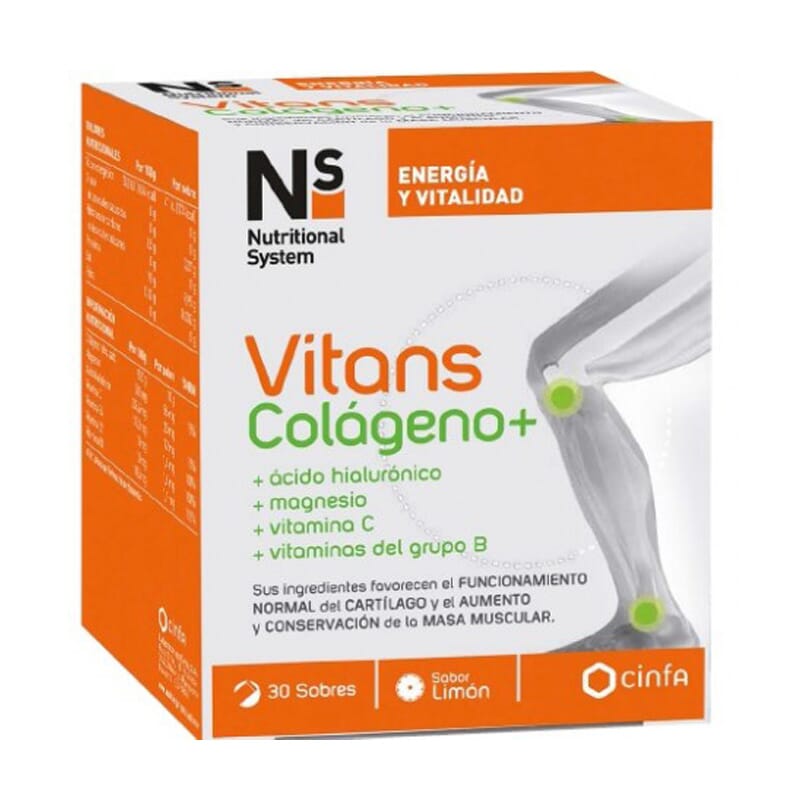 NS VITANS COLÁGENO+ LIMÓN 30 Sobres