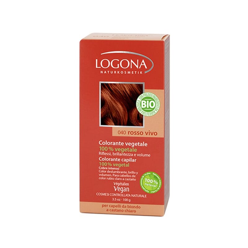 COLORANTE VEGETAL COBRE INTENSO 040 100g de Logona