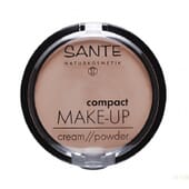 Maquillaje Compacto-Polvo Crema 02 Beige 9g - Sante