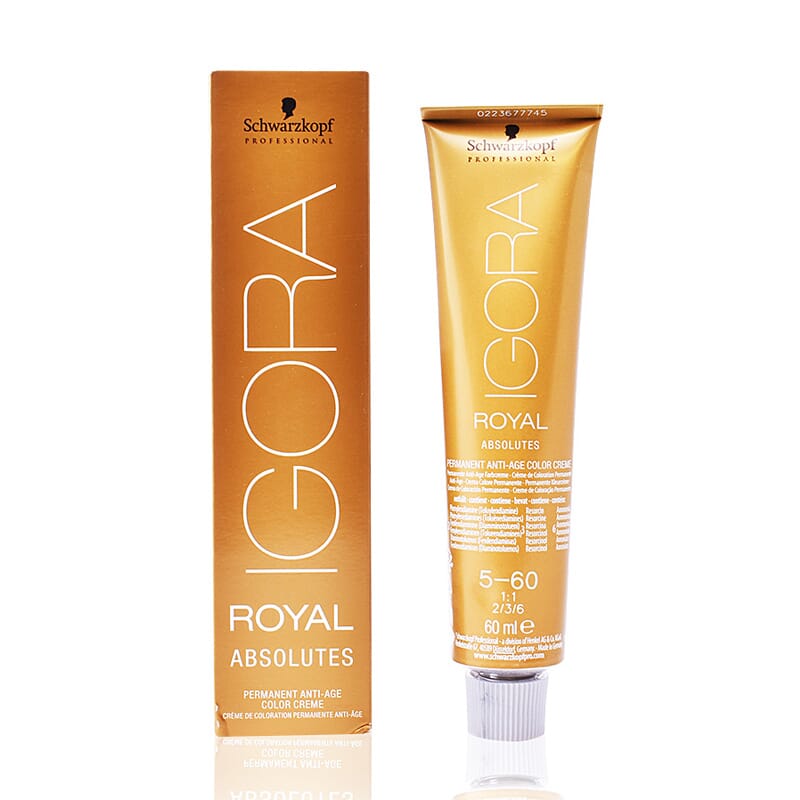 IGORA ROYAL ABSOLUTES 5-60 CASTAÑO CLARO MARRÓN NATURAL 60ml