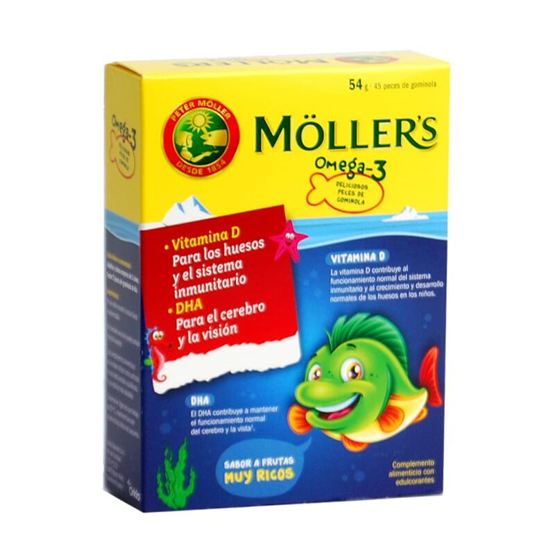 MOLLERS GOMINOLAS OMEGA 3 45 Gominolas