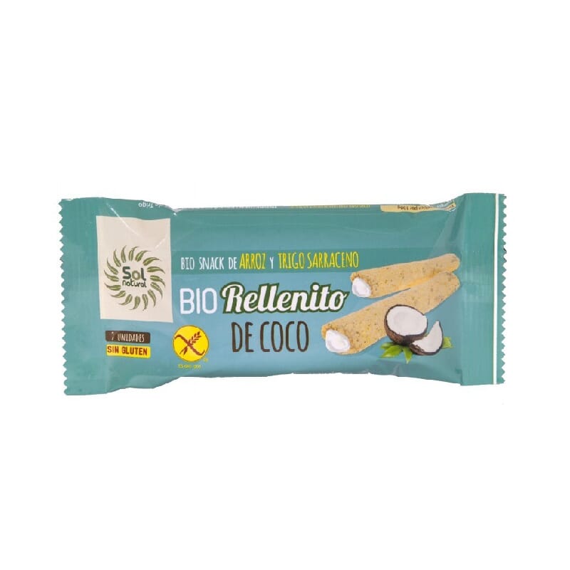 RELLENITO DE COCO SIN GLUTEN BIO 25g 24 Uds