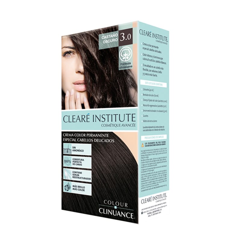 COLOUR CLINUANCE TINTE CABELLO DELICADO 3.0 CASTAÑO OSCURO 170ml