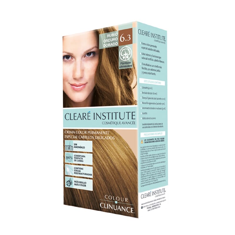 COLOUR CLINUANCE TINTE CABELLO DELICADO 6.3 RUBIO OSCURO DORADO 170ml